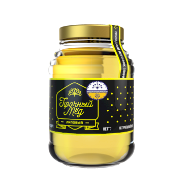 Липовый мёд (стеклянная банка) 480мл