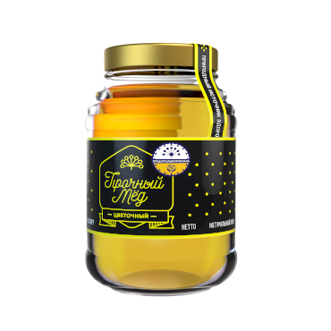 Цветочный мёд (стеклянная банка) 480мл